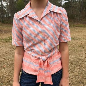 Vintage 1970s Blouse Center Stage II Blouse